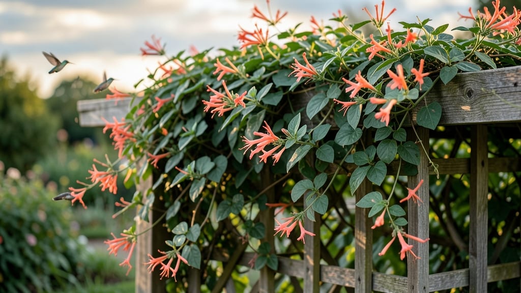 Honeysuckle Lonicera Sempervirens: Fragrant Hummingbird Magnet