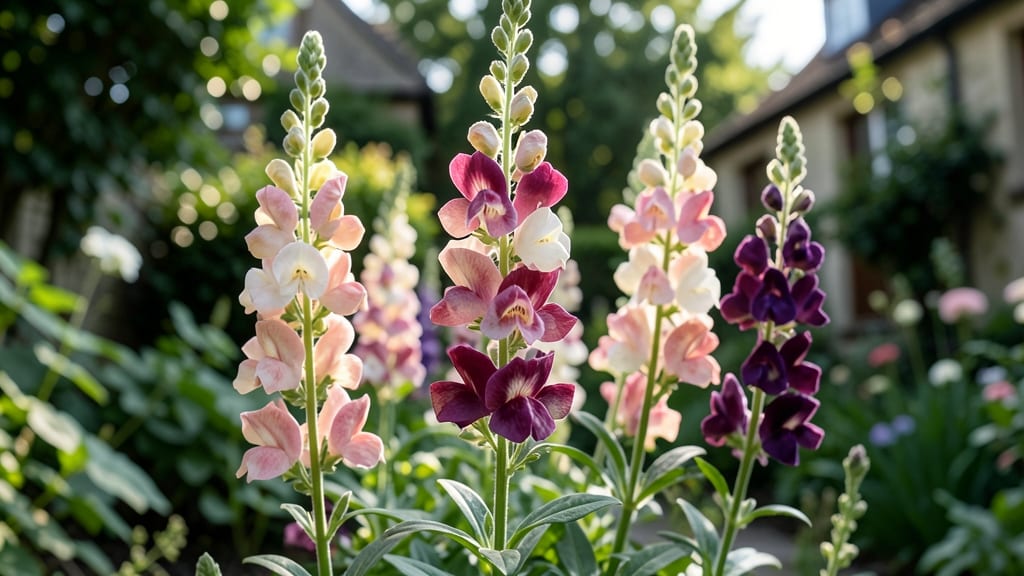 Tall Garden Snapdragons Antirrhinum