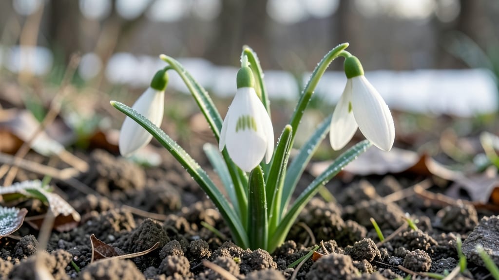 Snowdrops Galanthus Nivalis