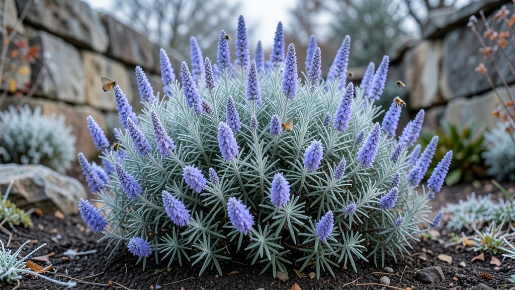 Dwarf Russian Sage Purple Bush
