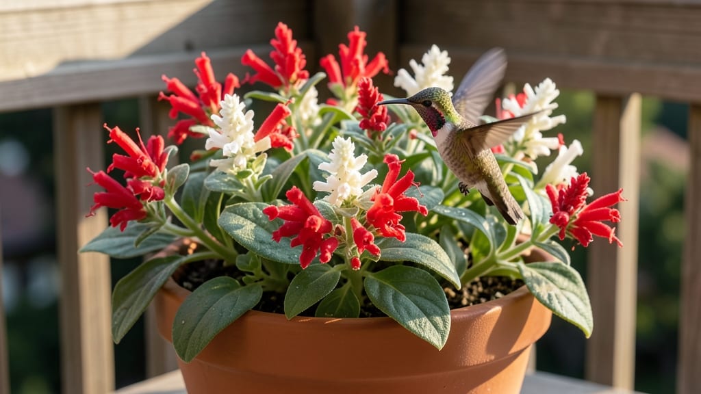 Salvia splendens for Hummingbird Magnet