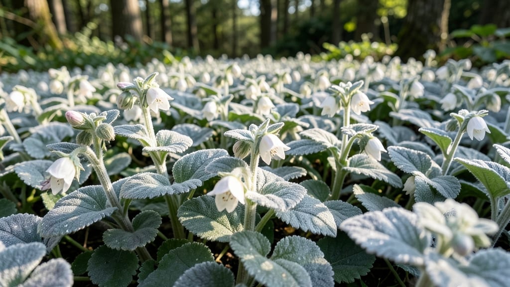 Lamium 'White Nancy' (Dead Nettle)