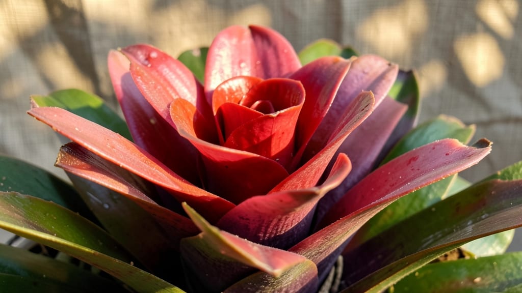 Bromeliad Adds Tropical Flair with Long-Lasting Flowers