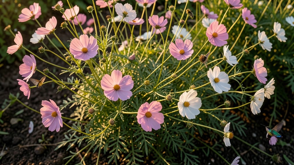 Cosmos: Airy Blooms That Self-Seed Easily