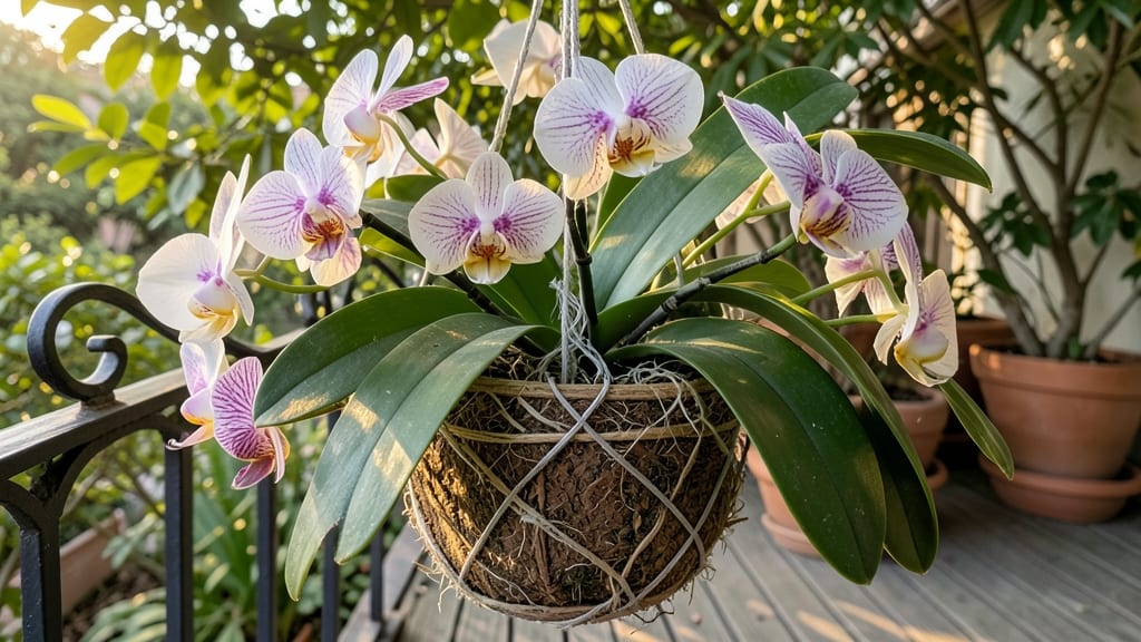 Hanging Basket Orchids for Year-Round Bloom
