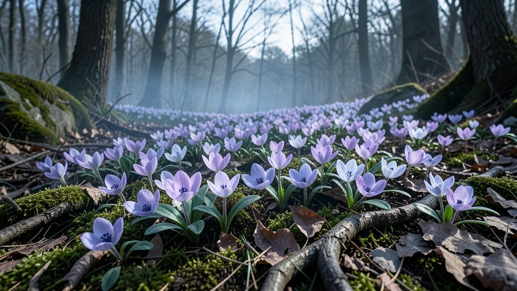 Hepatica: Tiny Woodland Trillium-Like Blooms