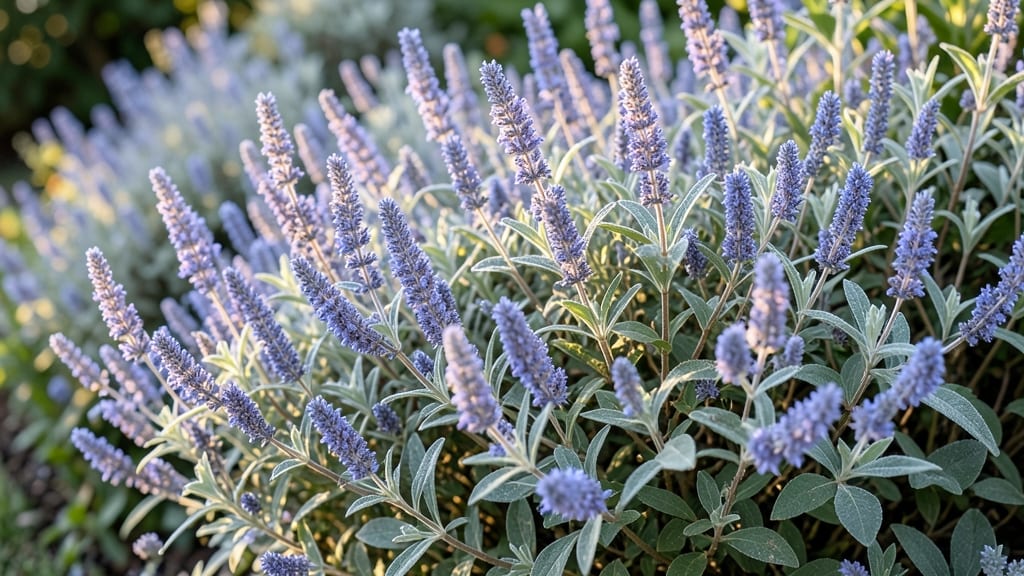 Caryopteris X Claudiana: Blue Mist Shrub