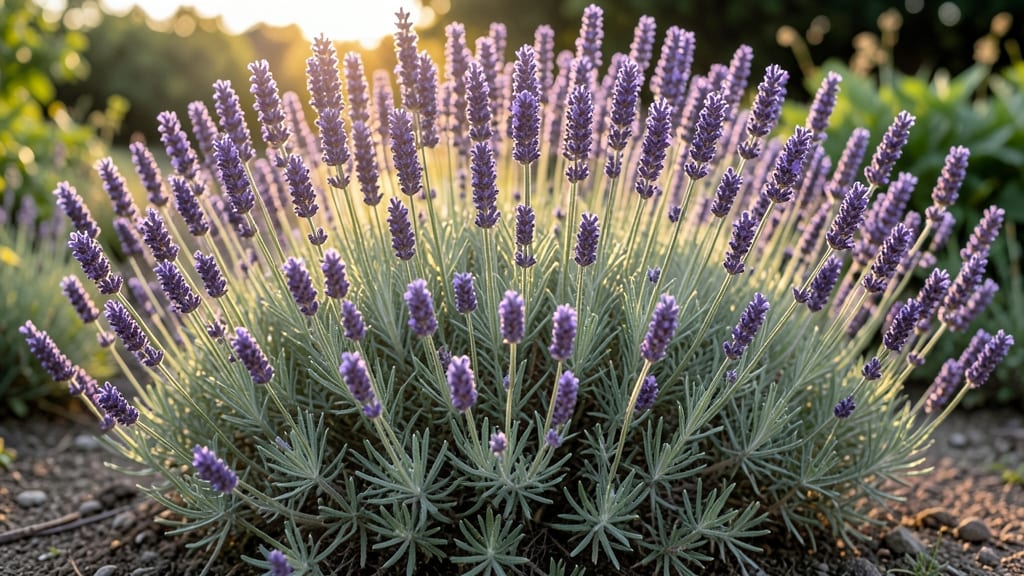 Lavender Provides Fragrant Purple Spikes