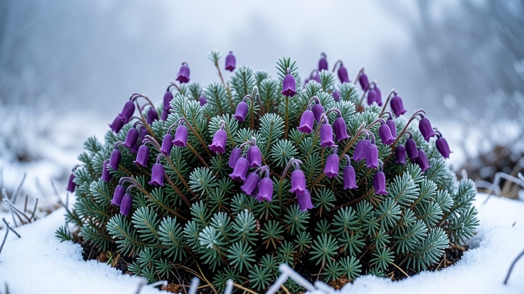 Purple Winter Heath for Evergreen Color