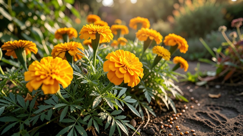 Marigolds' Pest-Repelling Brilliance