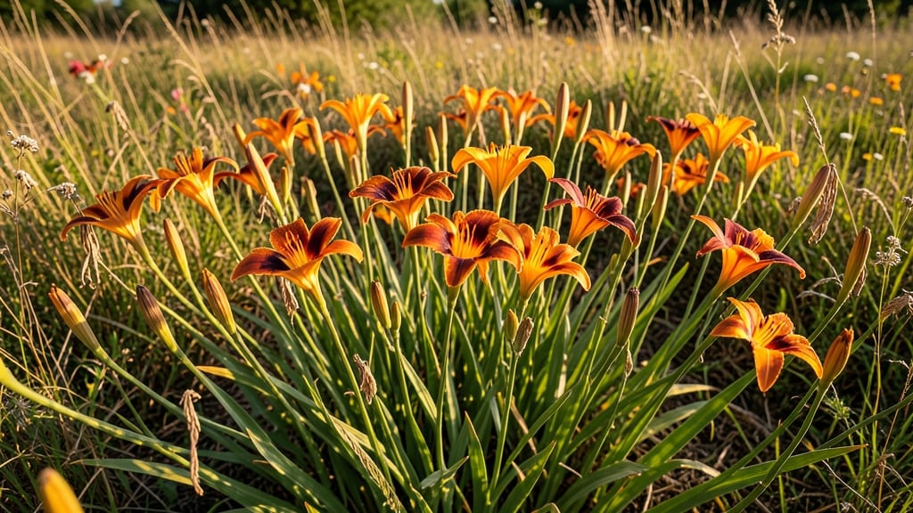 Daylily Orange Heuchera