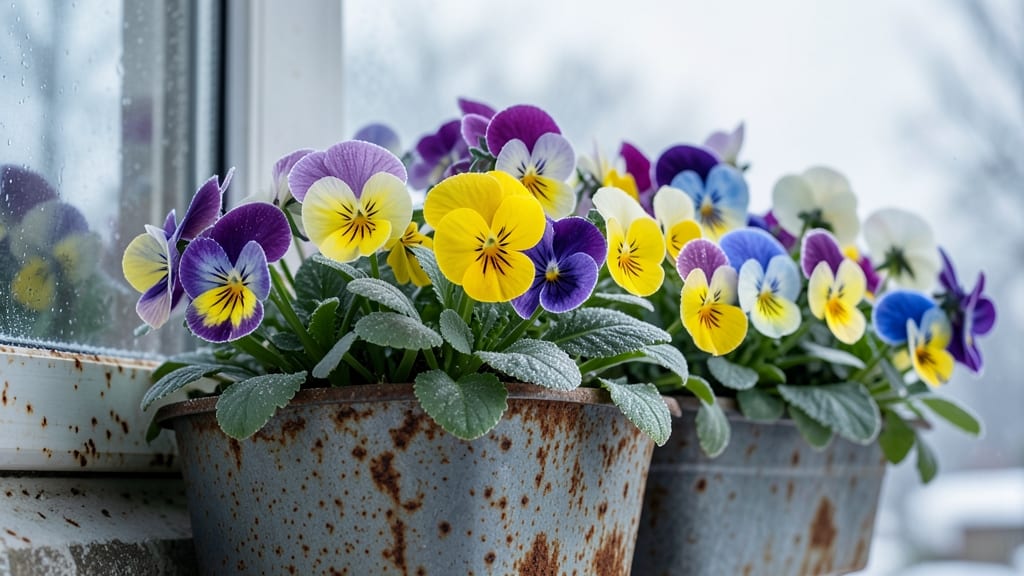 Pansies Cold-Resistant Colorful Faces