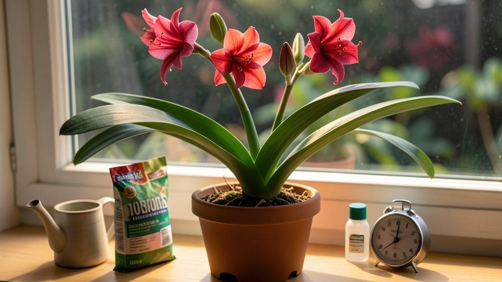 How to Get Amaryllis to Rebloom for Christmas: Frost-Defying Purple Spikes in 8 Weeks