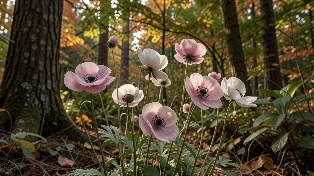 Japanese Anemones for Graceful Elegance
