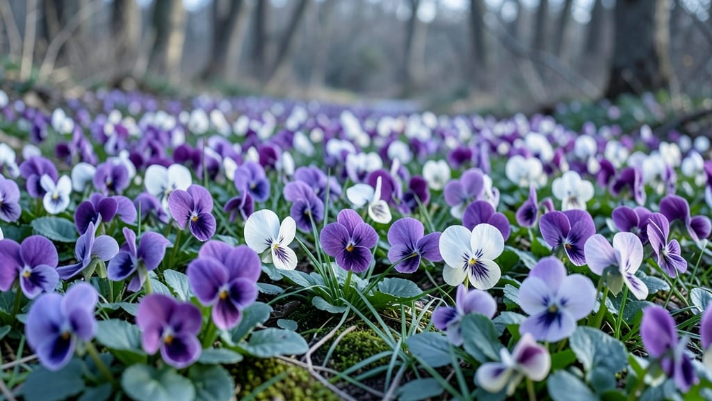 Sweet Violets Fragrant Ground Cover