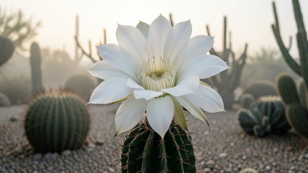 Queen of the Night Cactus Blooms