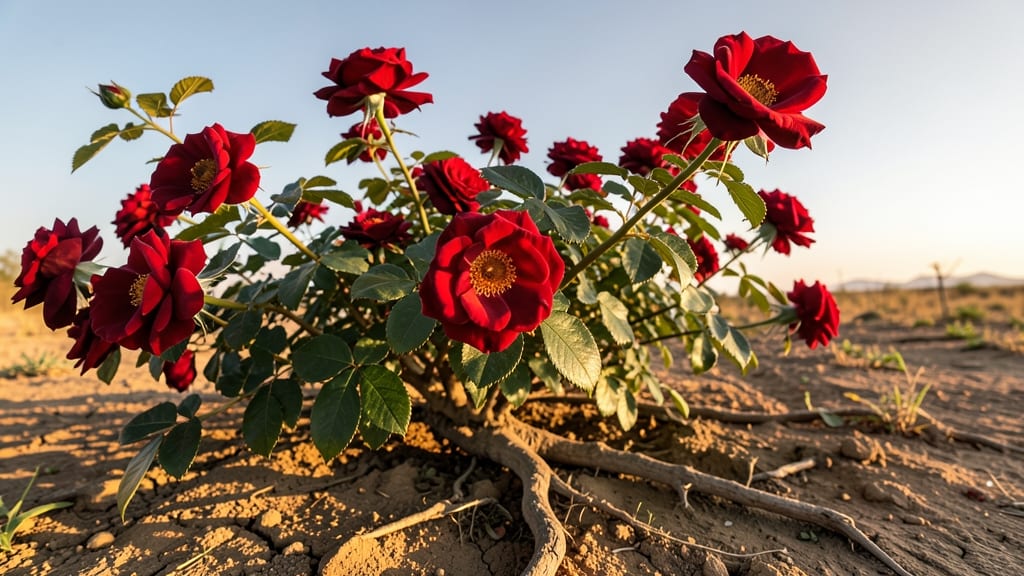 Blaze Climbing Rose for Heat Tolerance