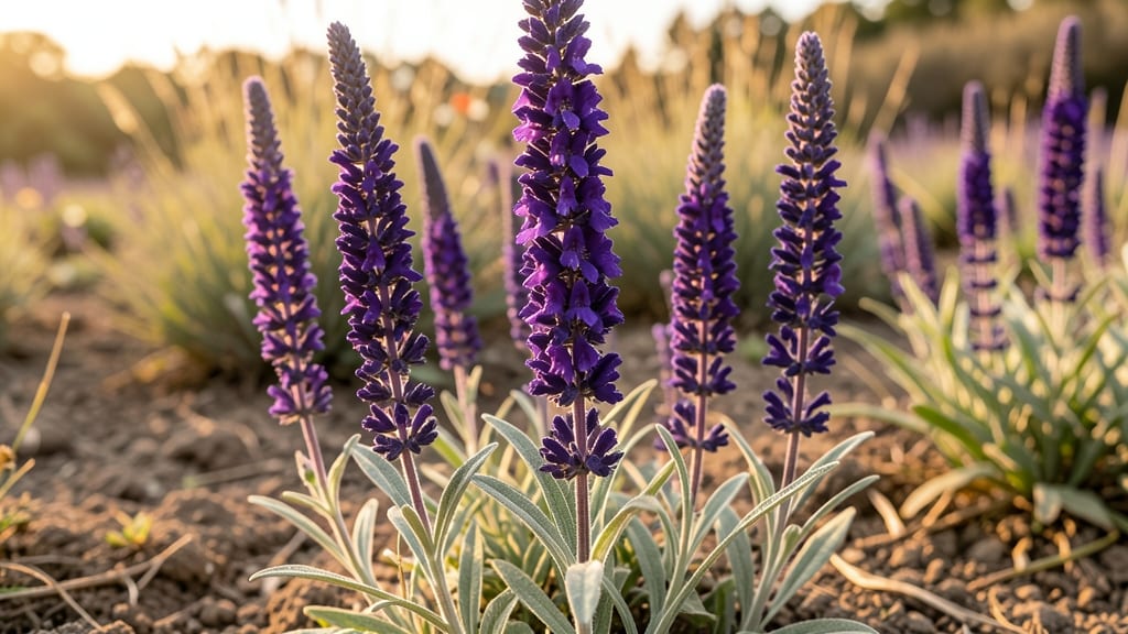 Salvia (Salvia Nemorosa): Purple Spires for Pollinators