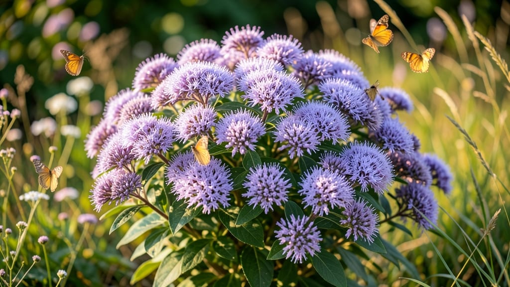 Dwarf Butterfly Bush with Lavender Flowers