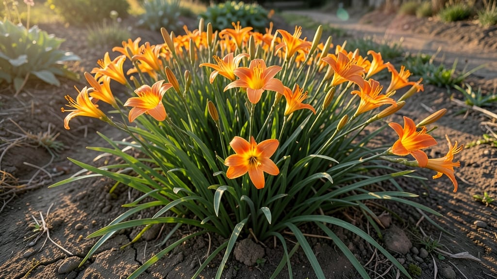Daylily for Heat-Tolerant Orange and Yellow Flowers