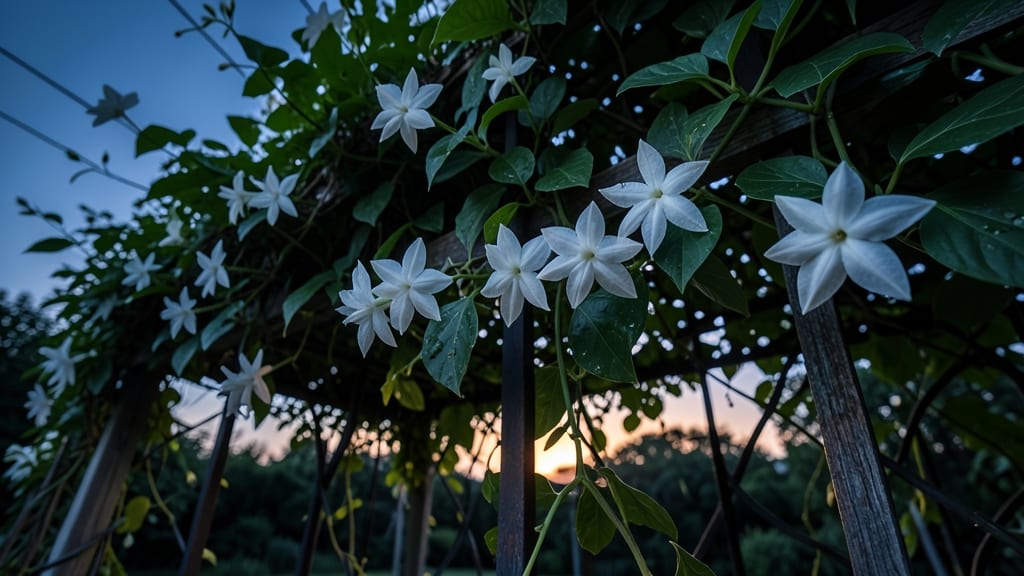 Star Jasmine for Fragrant Nighttime Blooms