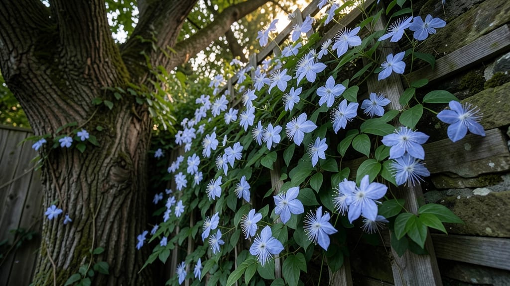 Perle d'Azur Clematis for Sky-Blue Beauty