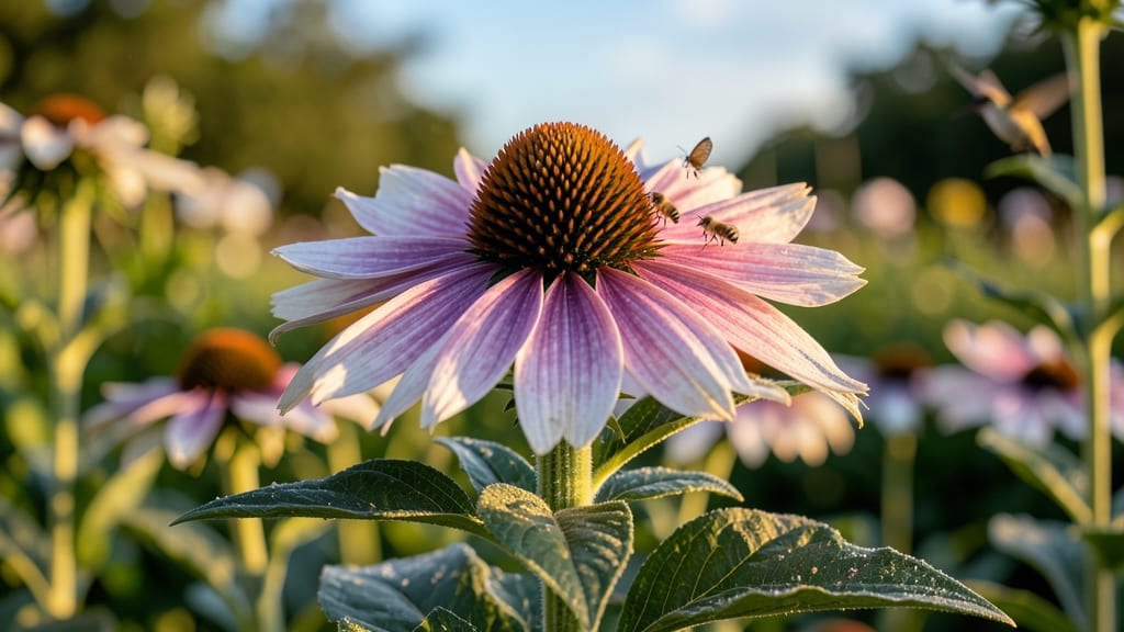 Coneflower Stands Tall Against Drought