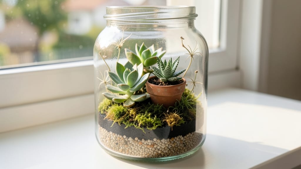 Succulent Terrariums for Low-Maintenance Greenery