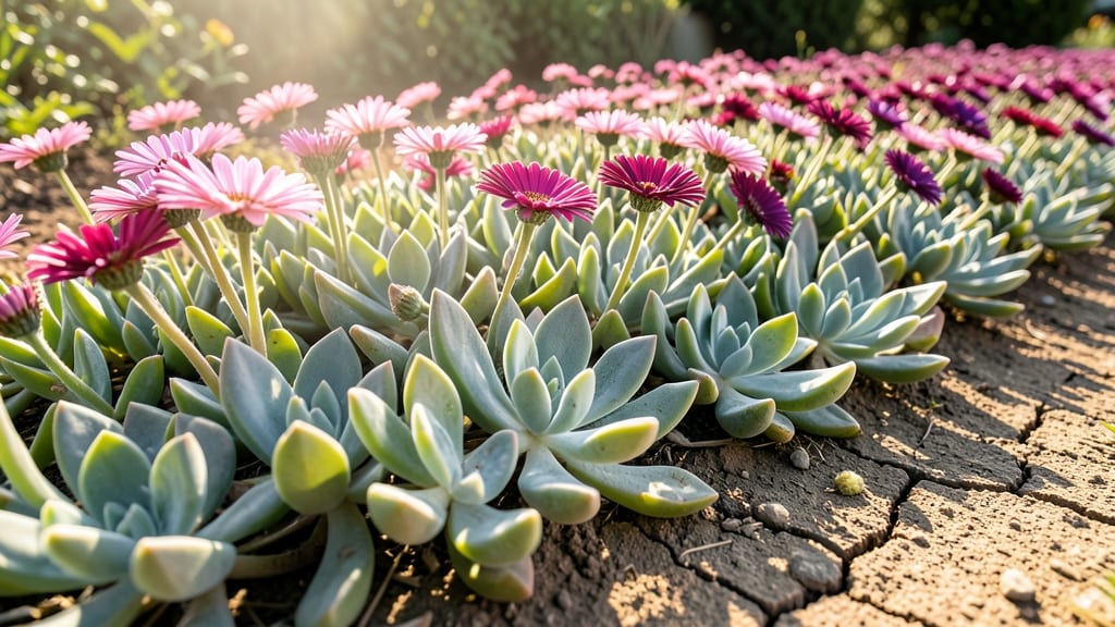 Ice Plant 'Delosperma' for Succulent Blooms