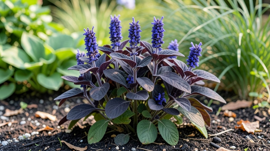 Black and Bloom Salvias: Purple Spikes That Rebound After Frost