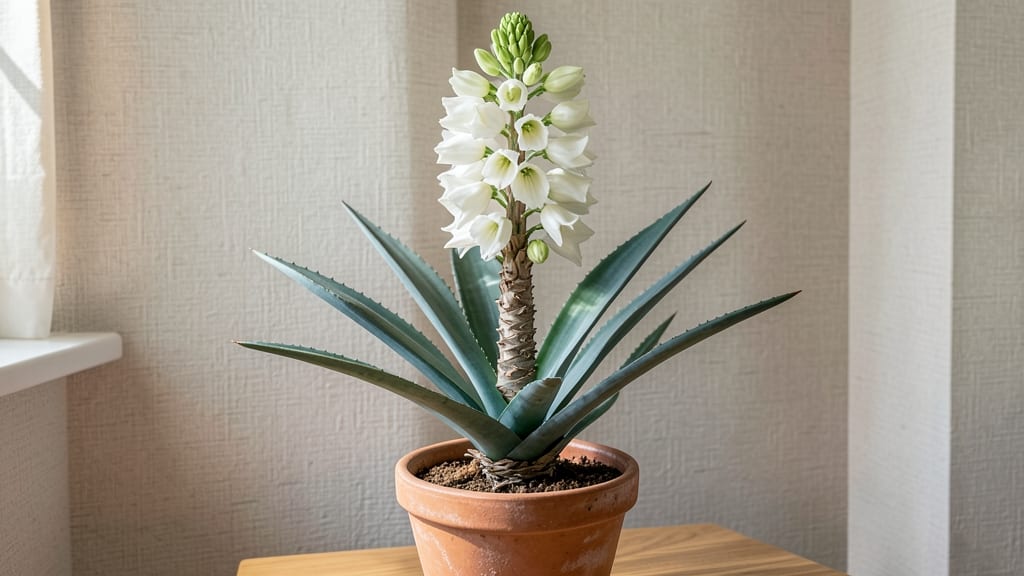 Yucca Plant Bloom Stalk: Cold-Resilient Purple Spikes That Return Yearly