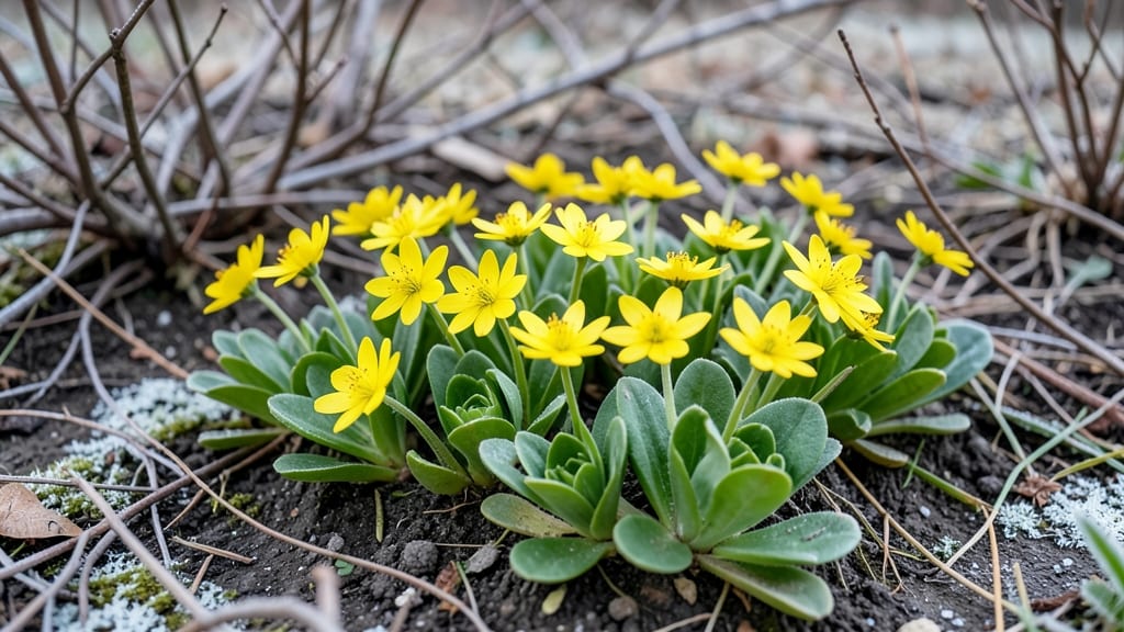 Winter Aconite Eranthis hyemalis: Bright Yellow Stars in Late Winter