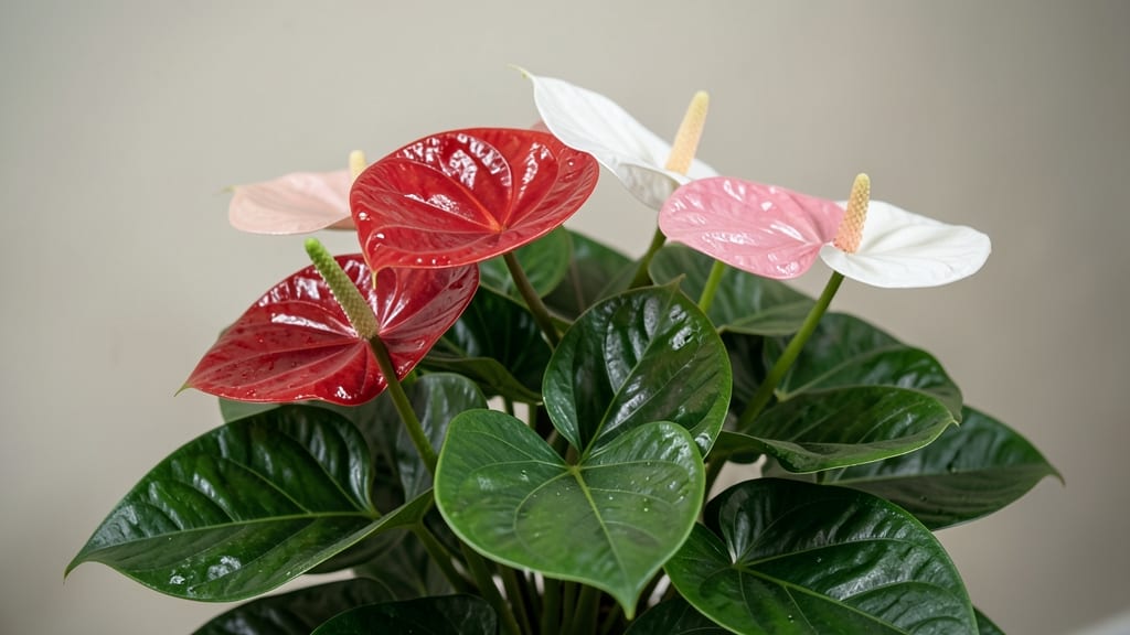 Anthurium Offers Heart-Shaped Flowers All Year