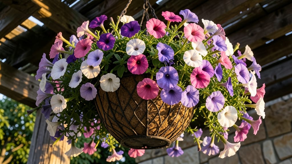 Petunias: Hanging Baskets of Color