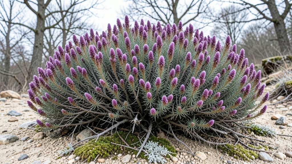 Heather Blooming Purple Flowers