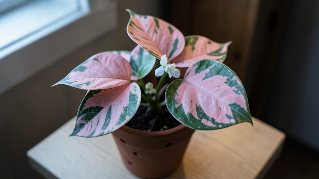 Philodendron Pink Princess Blooms
