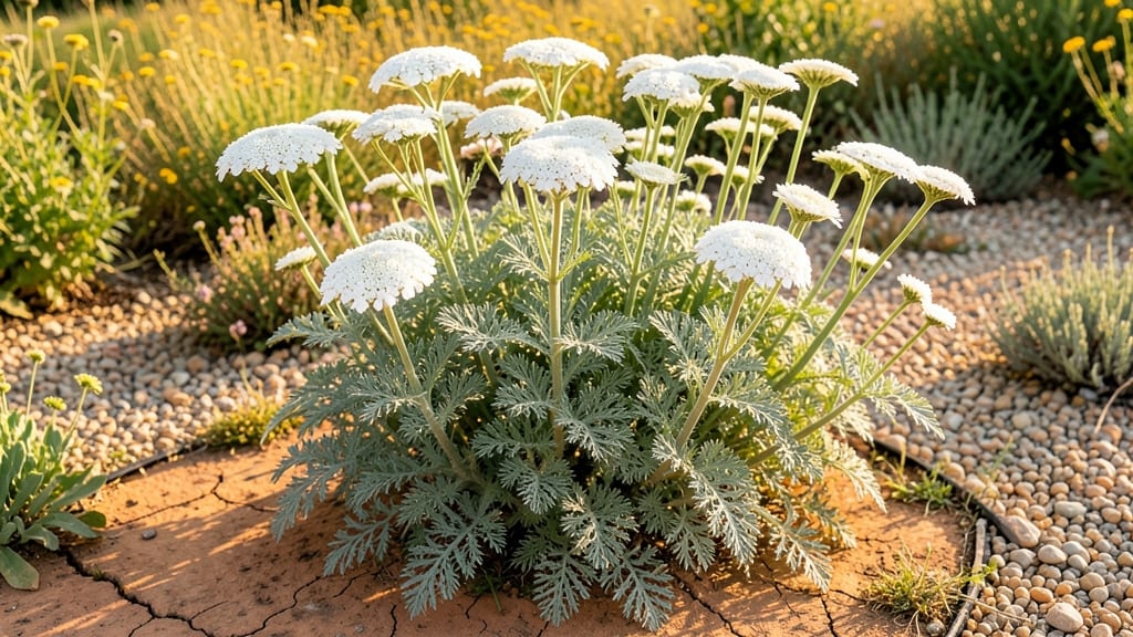 White Yarrow for Drought-Proof Elegance