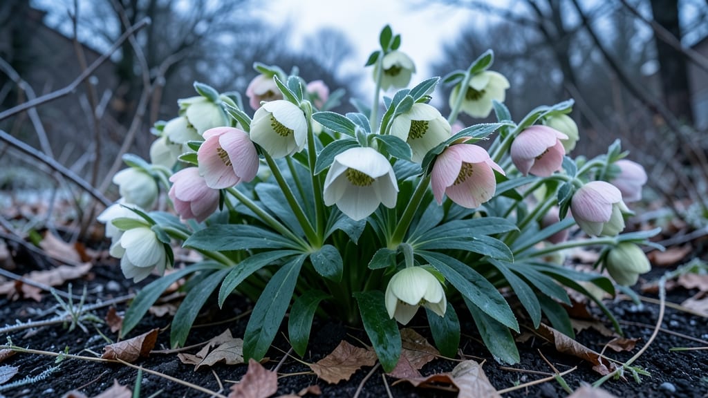 Hellebores Bringing Early Spring Colors