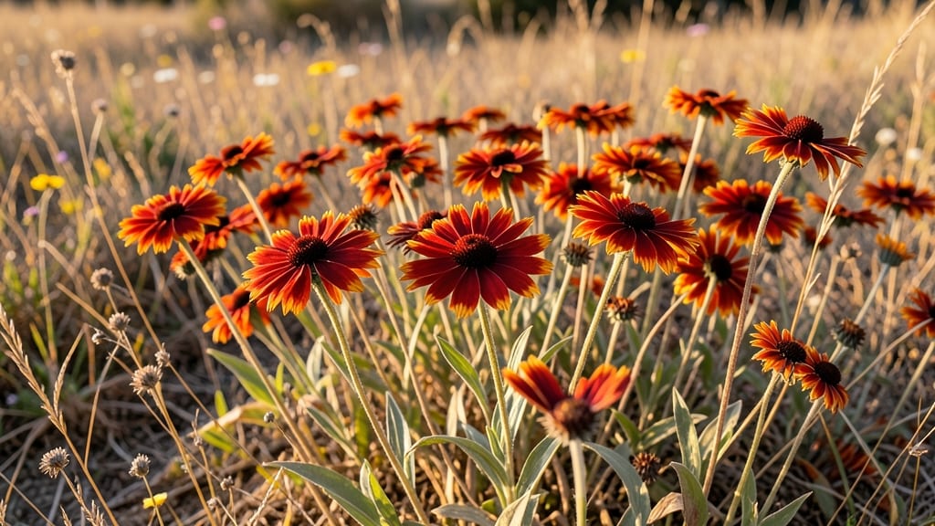Blanket Flower: Bold Red-orange Blooms