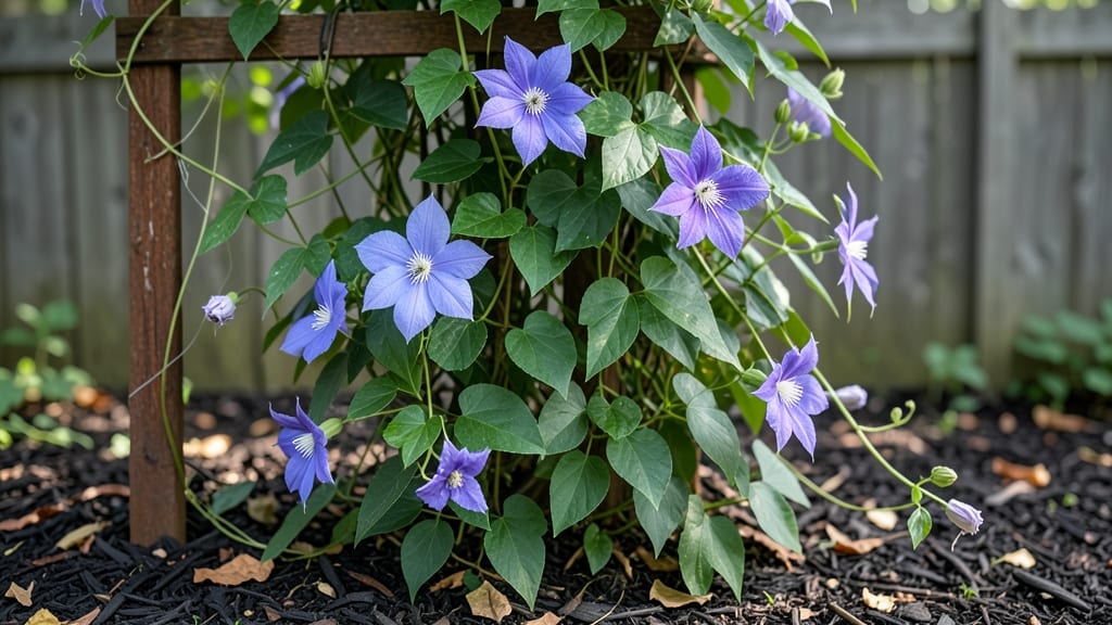 Vines That Bloom All Summer: Heat-Triggered Purple Rebloomers for Year-Round Drama