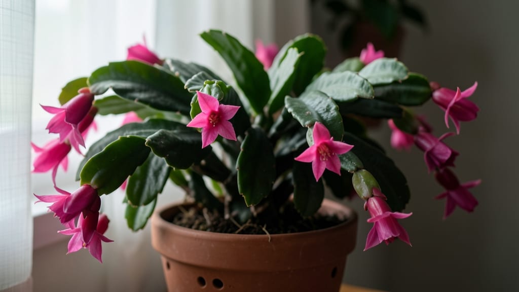 Christmas Cactus for Low-Light Blooms
