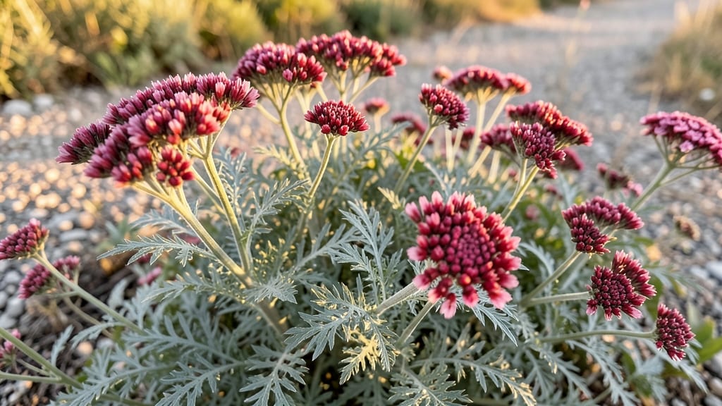 Yarrow for Flat-Topped Clusters in Red and White