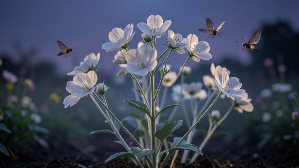 Night-Scented Stock with Delicate Petals