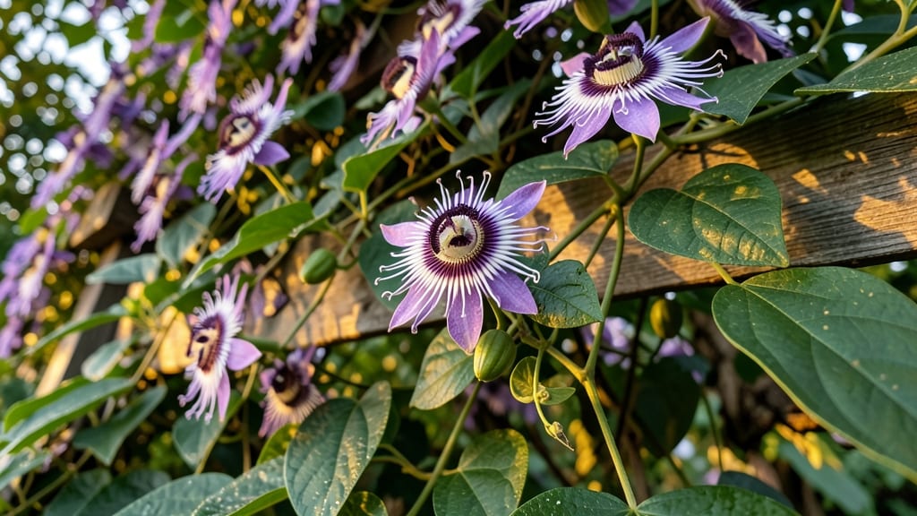 Passionflower Passiflora Incarnata: Edible Tropical Flowers
