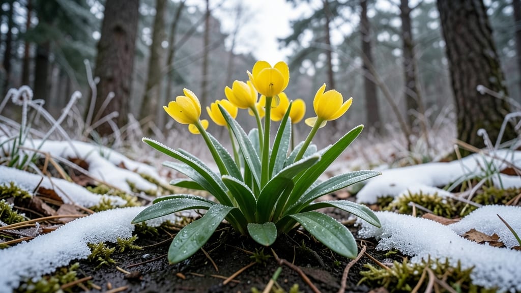 Winter Aconite Cheerful Yellow Spots