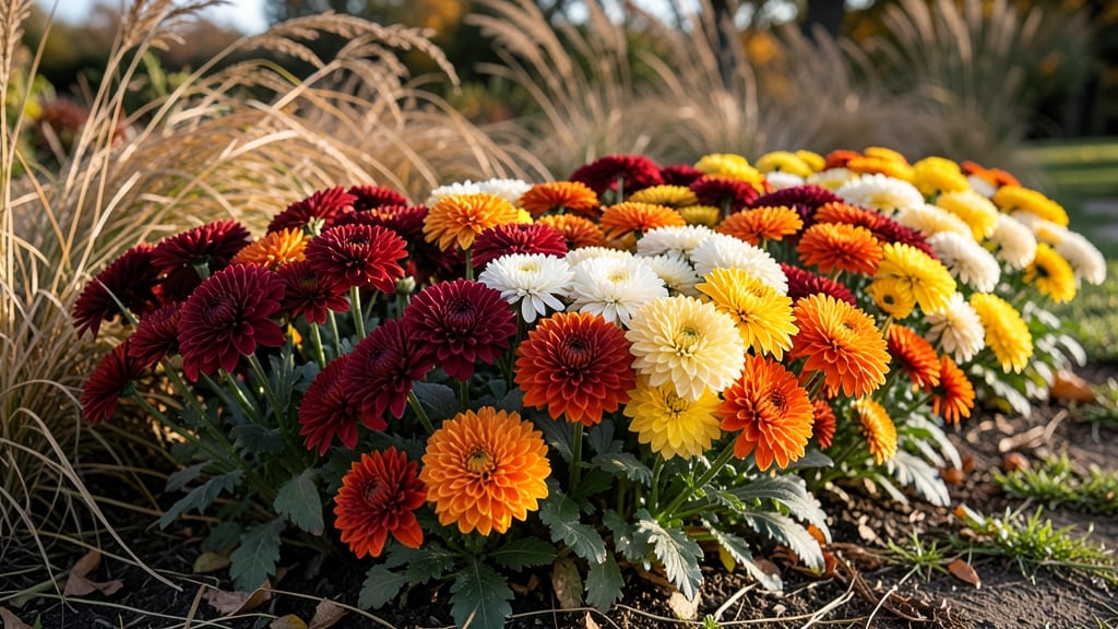 Mums (Chrysanthemums) for Fall Color