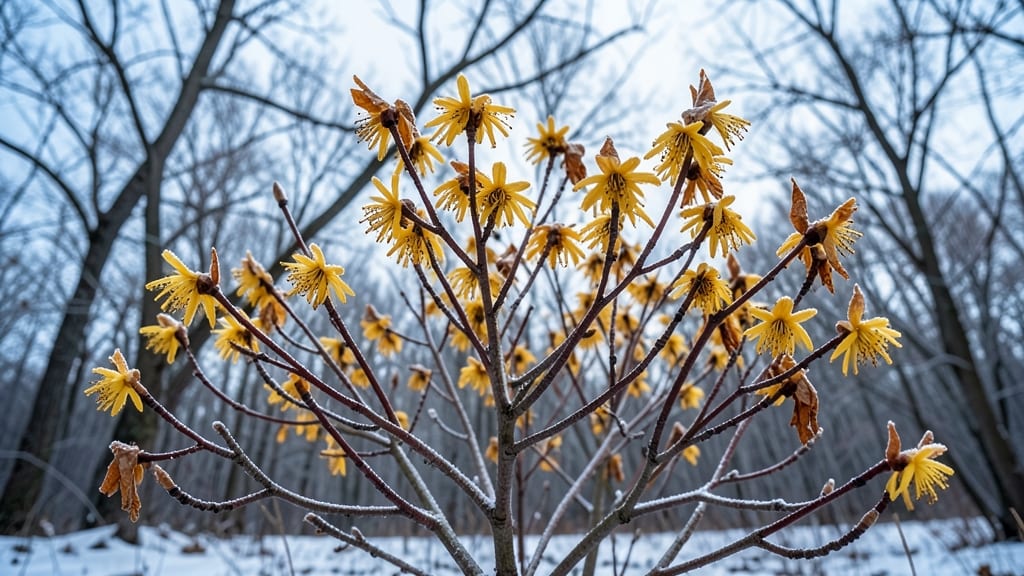 Witch Hazel for Golden Winter Flowers