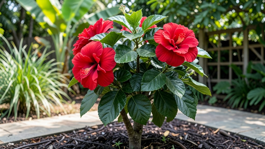 Double Bloom Hibiscus Growing Guide: Purple Spikes That Rebound After Frost