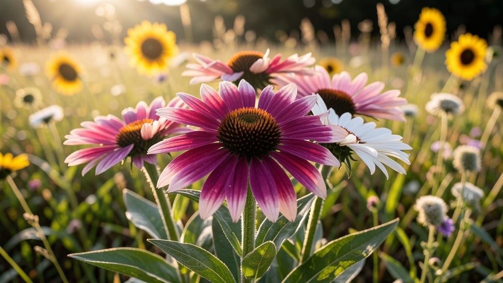 Coneflower for Long-Stemmed Purple and Pink Blooms