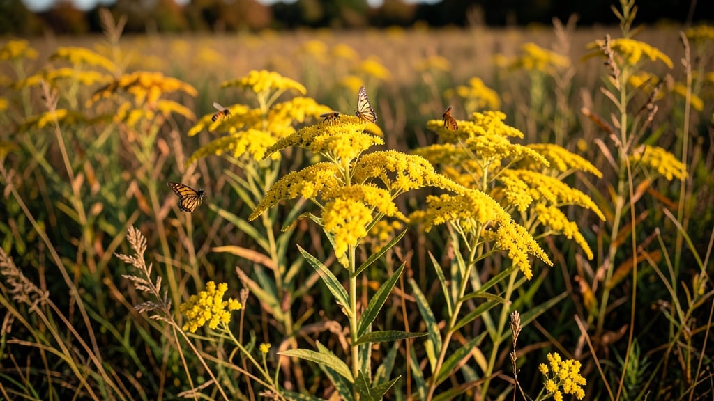 Goldenrod for Pollinators and Sunlight